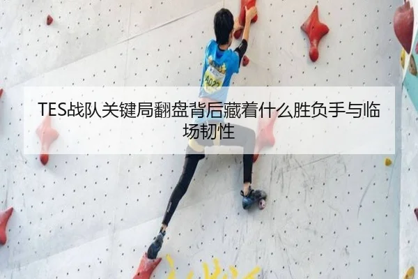 TES战队关键局翻盘背后藏着什么胜负手与临场韧性